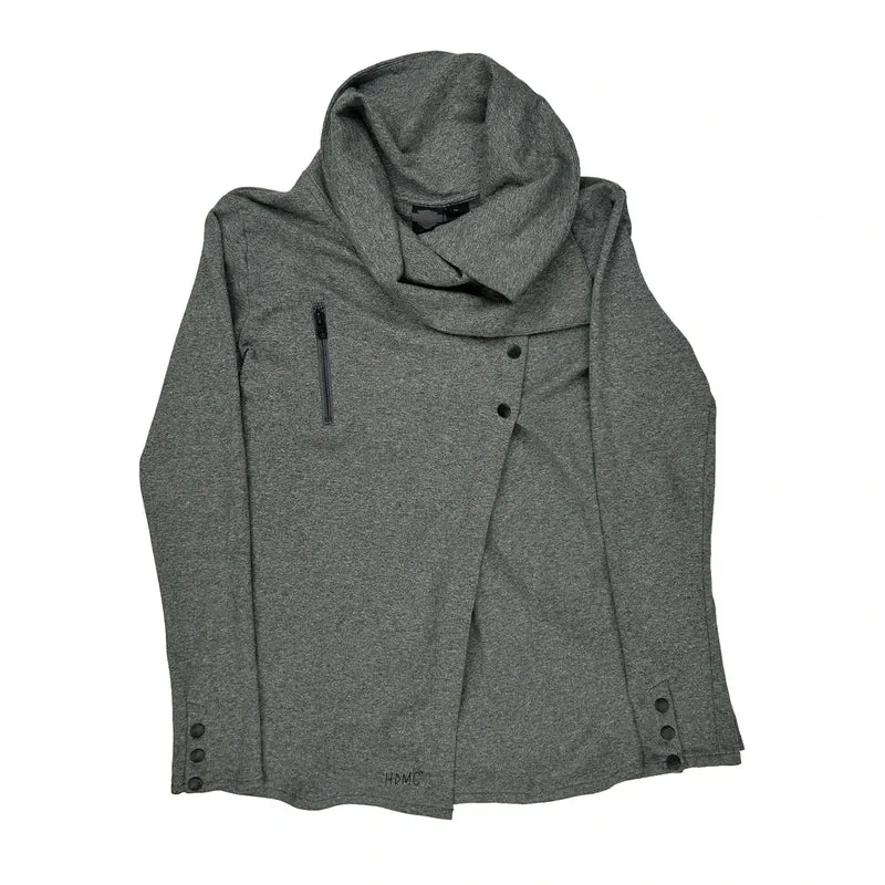 Harley Davidson Hoodie - Medium Gray Cotton Blend