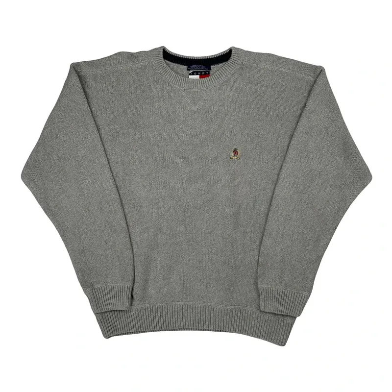 Tommy Hilfiger Jumper - XL Grey Cotton
