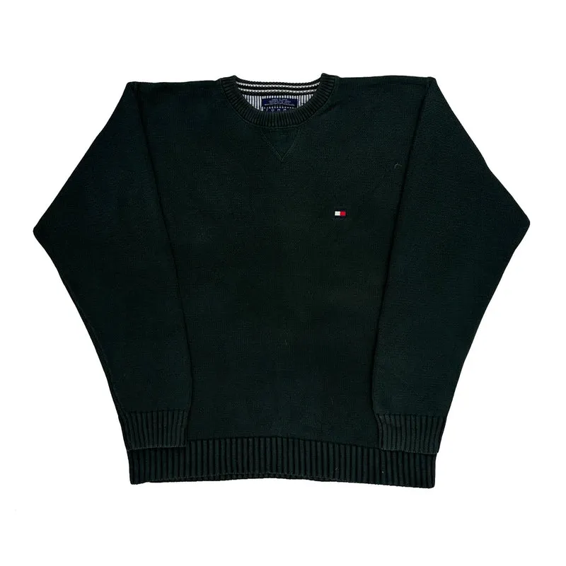 Tommy Hilfiger Jumper - Large Green Cotton
