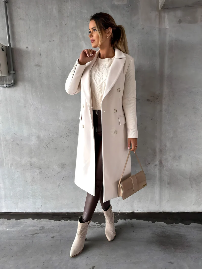 Dames Elegante Winterjas | Tijdloze Stijl en Comfort