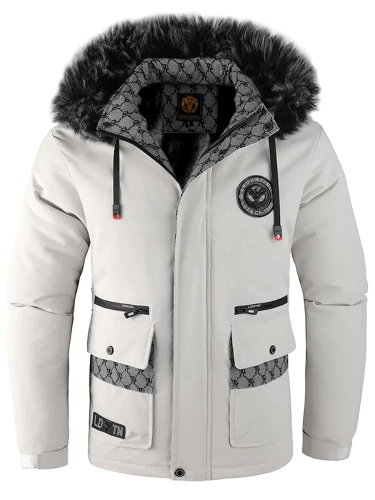 Heren Winterparka met Capuchon – Warm & Waterdicht voor de Koude Dagen