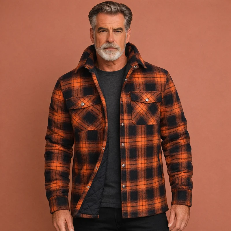 Heren Geruite Overshirt Jas – Stijlvol & Comfortabel voor Dagelijks Gebruik