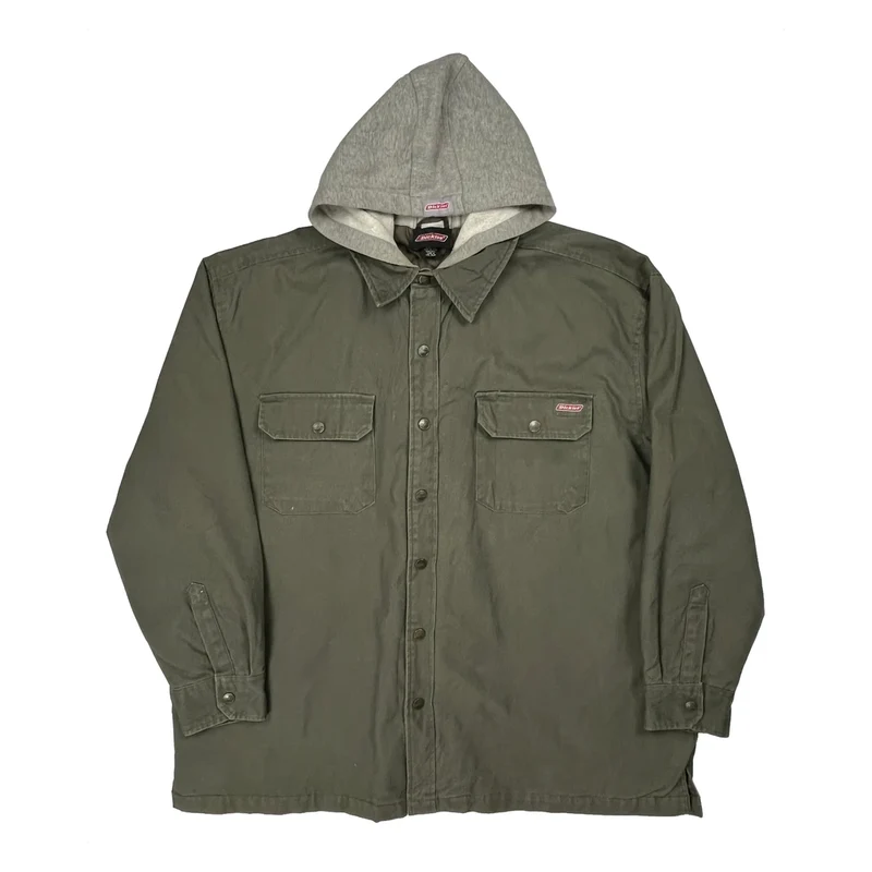 Dickies Workwear Jacket - XL Green Cotton