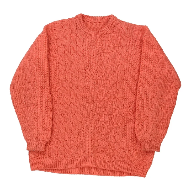 Unbranded Jumper - Large Orange Wool