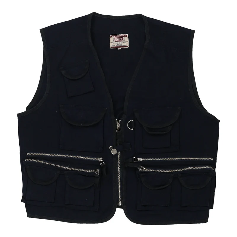 Rifle Gilet - 2XL Navy Cotton