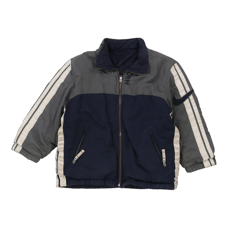 Age 8 Nike Reversible Jacket - Small Navy Polyester