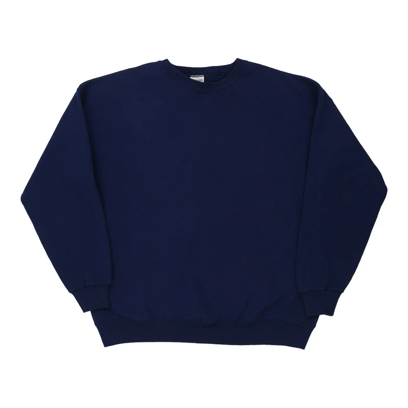 Lee Sweatshirt - 2XL Blue Cotton Blend