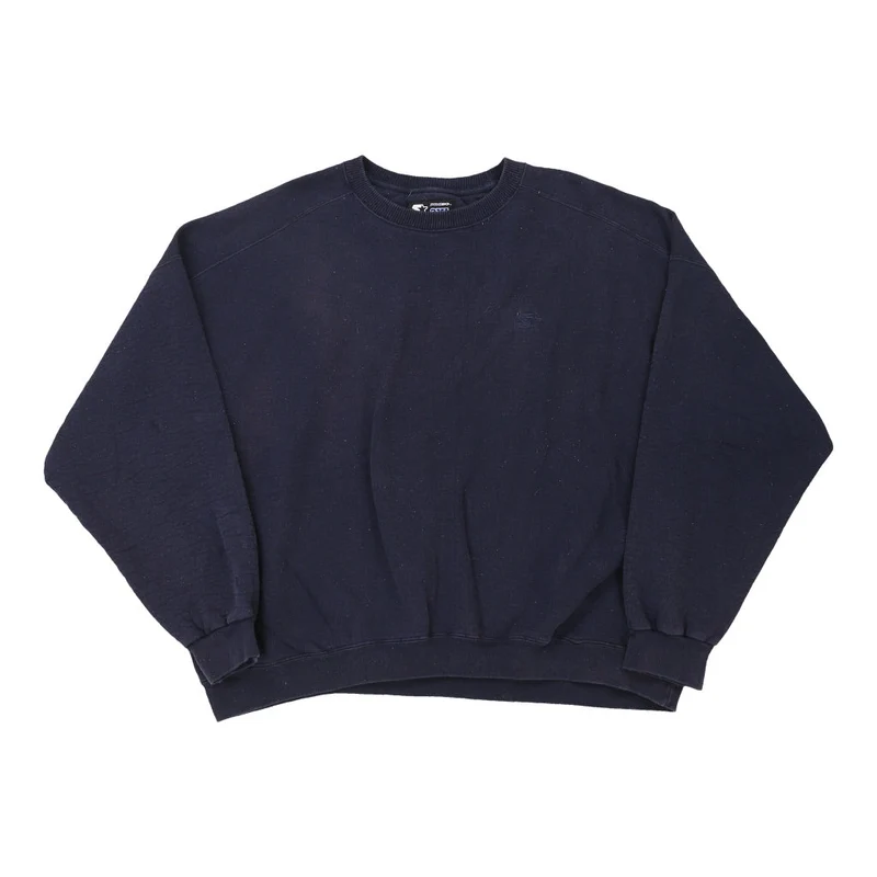 Starter Sweatshirt - 2XL Navy Cotton Blend