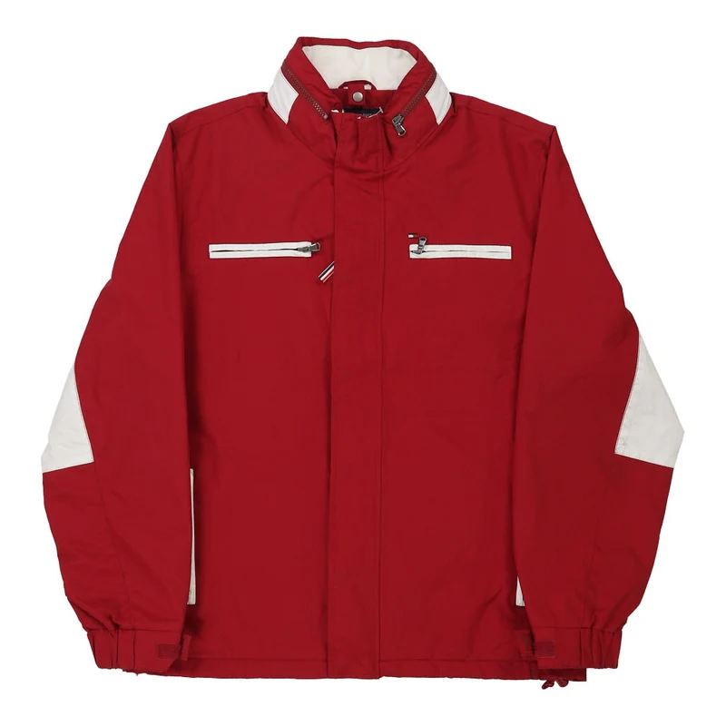 Tommy Hilfiger Jacket - Large Red Polyester