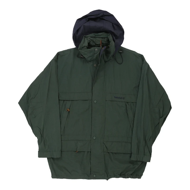 Timberland Jacket - Large Green Nylon