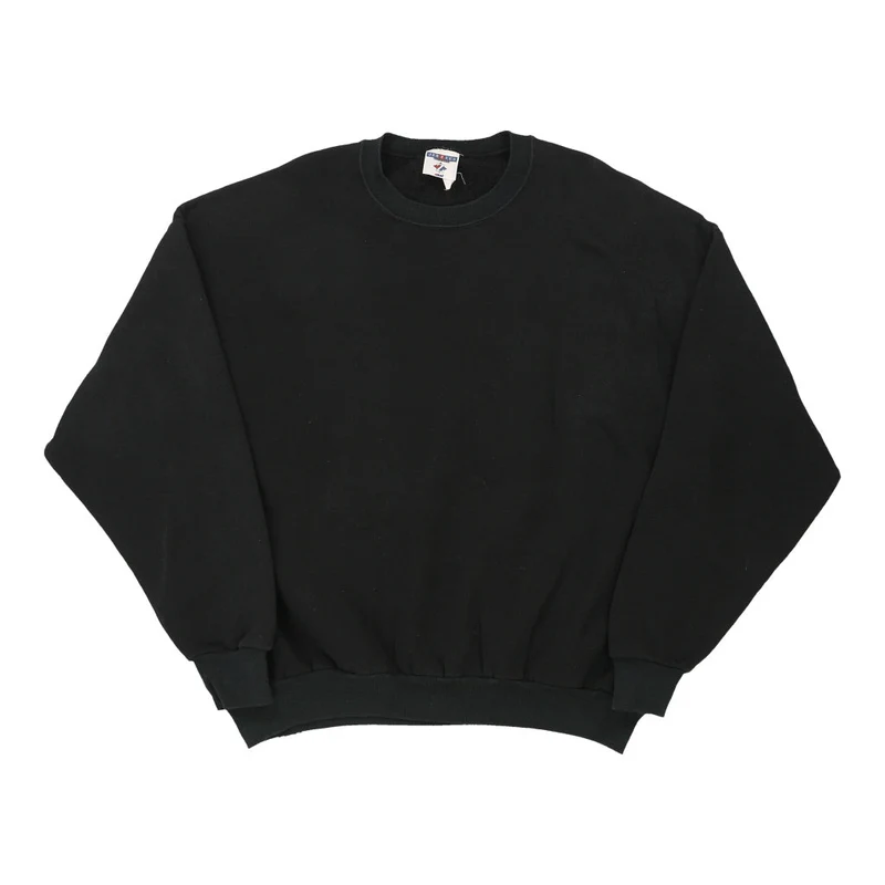 Jerzees Sweatshirt - 2XL Black Cotton Blend