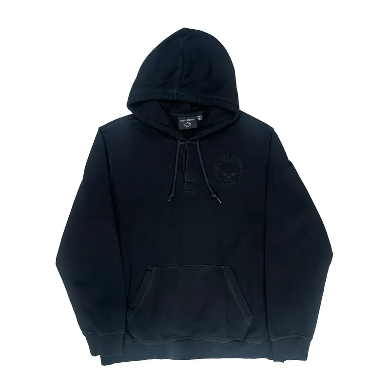 Harley Davidson Hoodie - XL Black Cotton