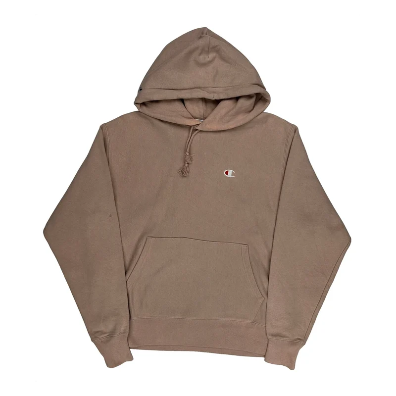 Reverse Weave Champion Hoodie - Medium Brown Cotton