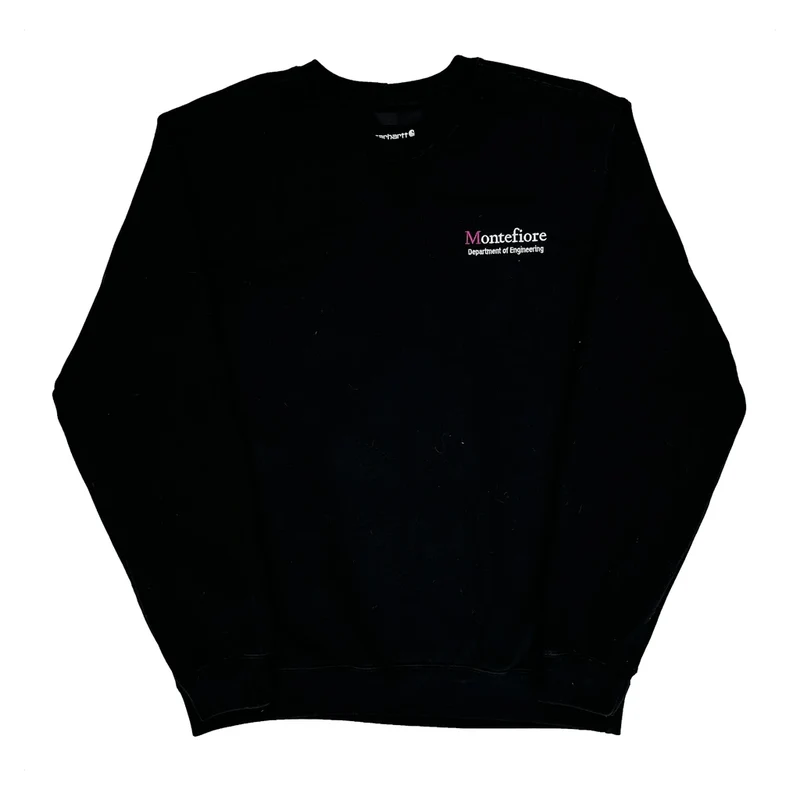 Carhartt Sweatshirt - Medium Black Cotton