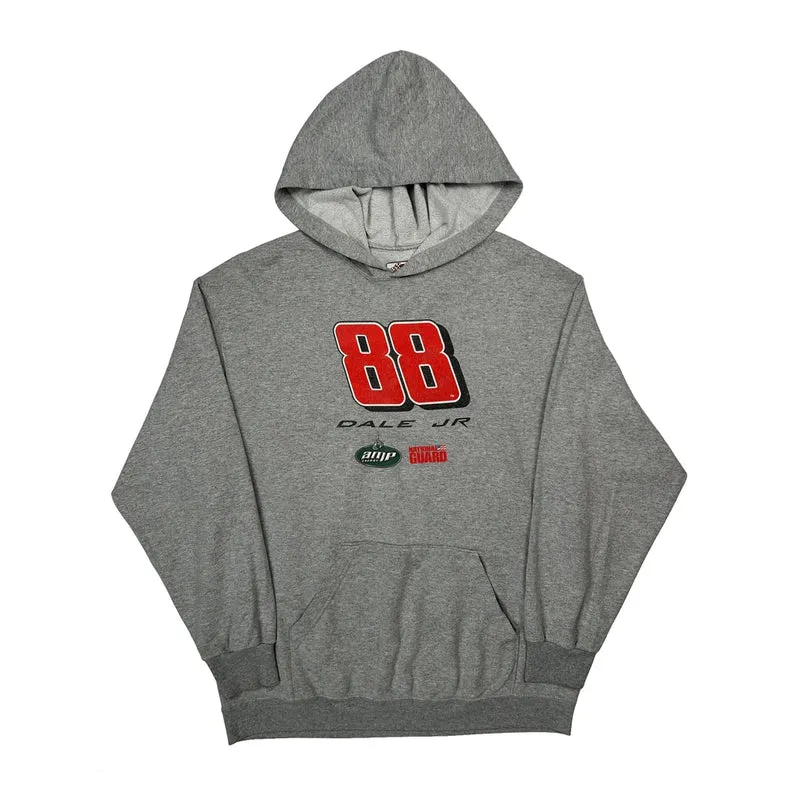 Dale Jr Winners Circle Nascar Hoodie - XL Grey Cotton Blend
