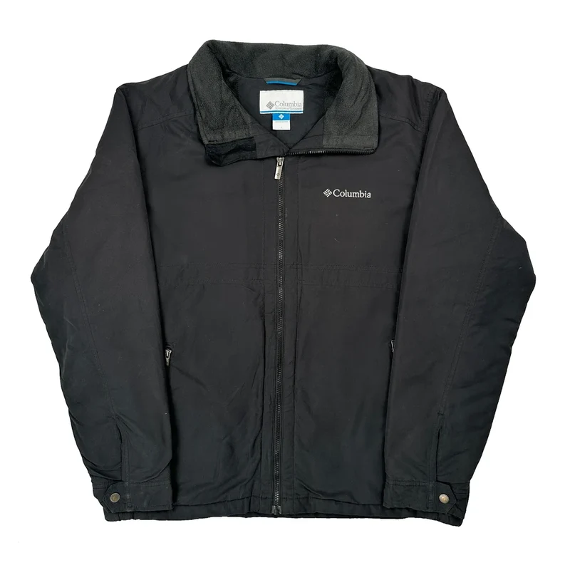 Columbia Jacket - Large Black Polyester