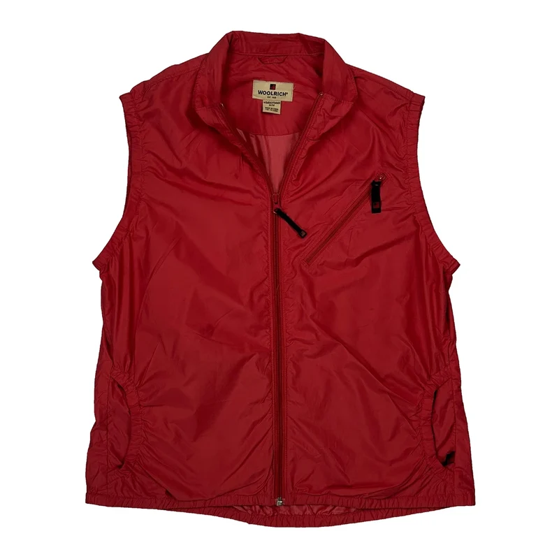 Woolrich Gilet - Medium Red Polyester