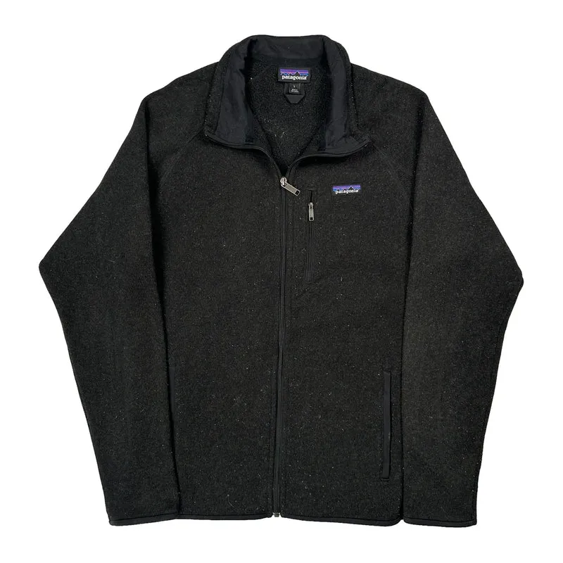 Patagonia Fleece Jacket - Large Black Polyester