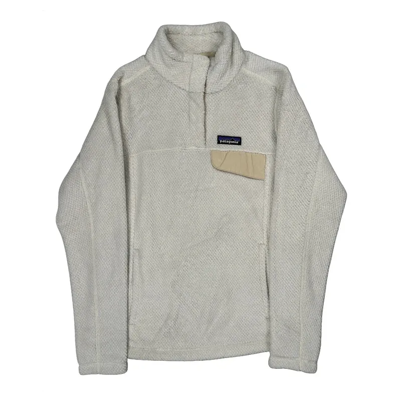 Patagonia Fleece - Small Cream Polyester