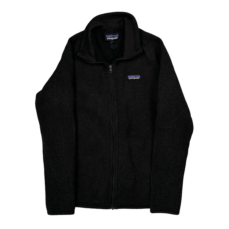Patagonia Fleece Jacket - Medium Black Polyester