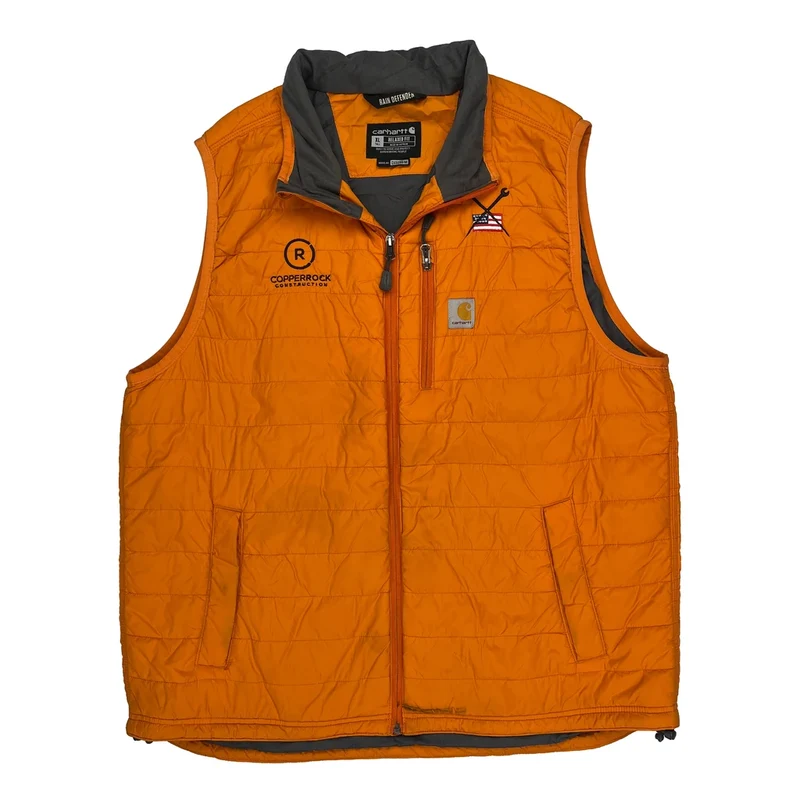 Rain Defender Carhartt Vest - XL Orange Polyester