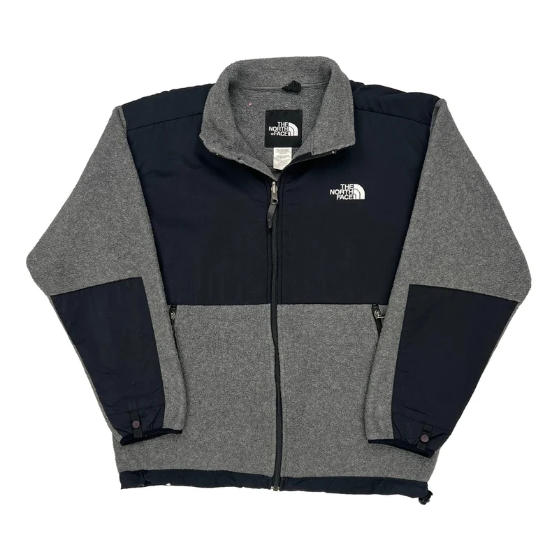Kids The North Face Denali Fleece Jacket - XL Gray Polyester