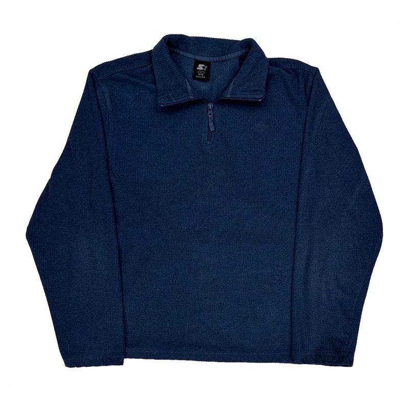 Starter Fleece - Large Blue Cotton