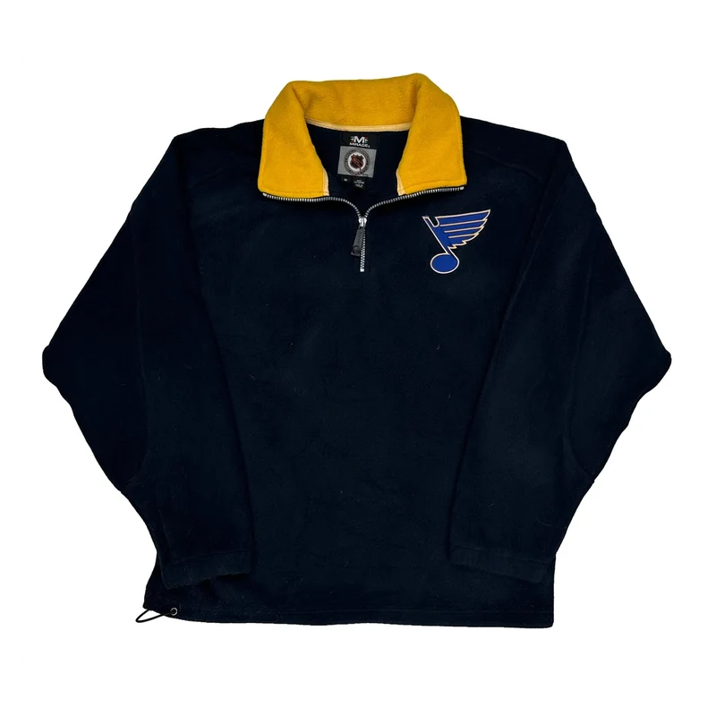 St. Louis Blues Mirage Nhl Fleece - Medium Black Polyester