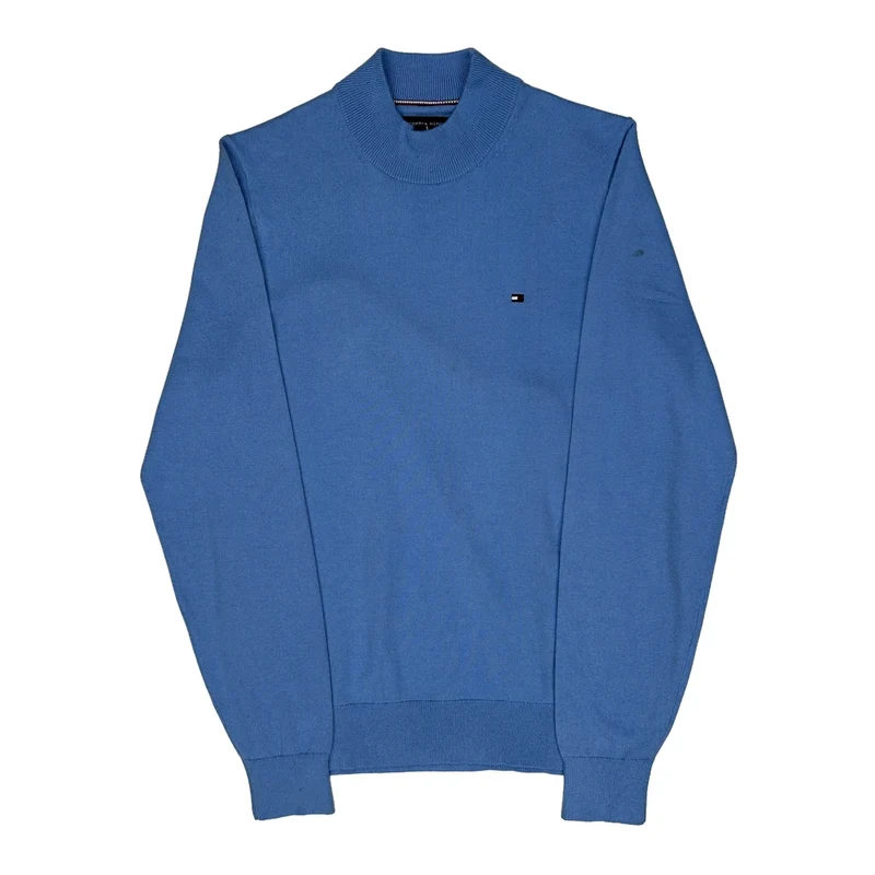 Tommy Hilfiger Jumper - Small Blue Cotton