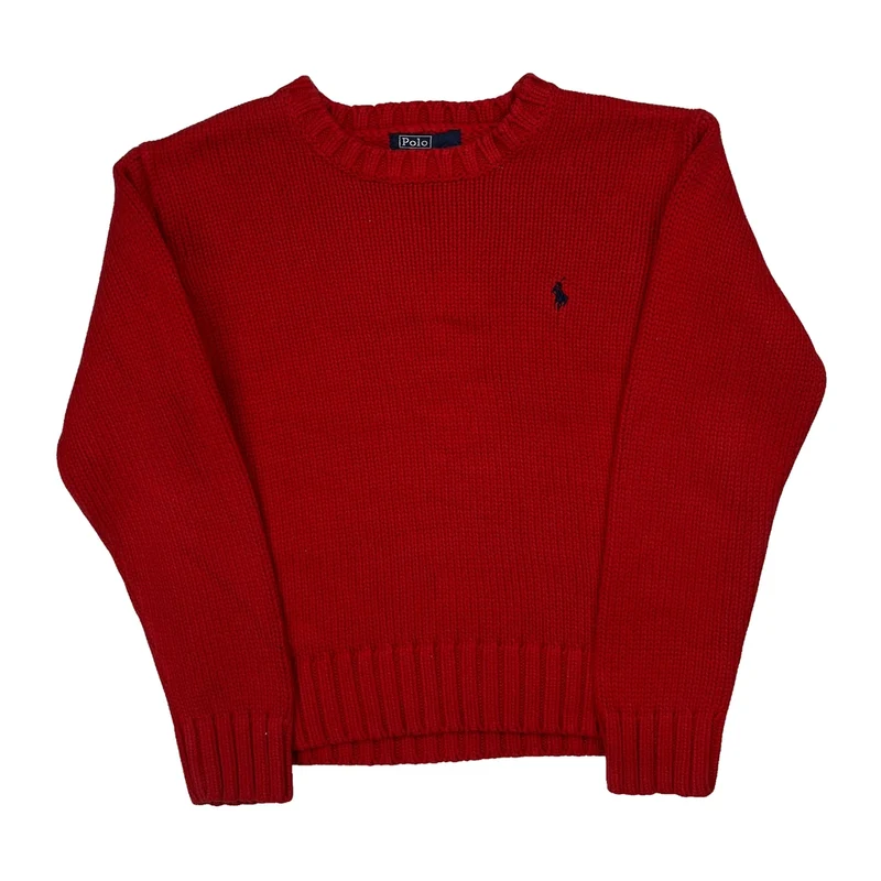 Kids Polo By Ralph Lauren Jumper - Small Red Cotton