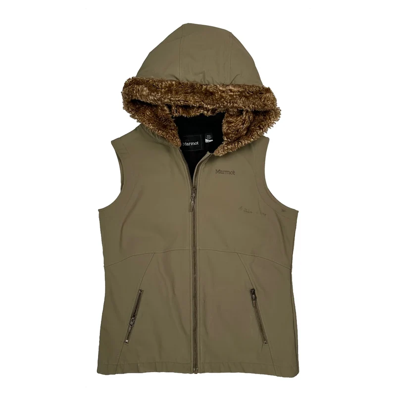 Marmot Gilet - Large Khaki Polyester