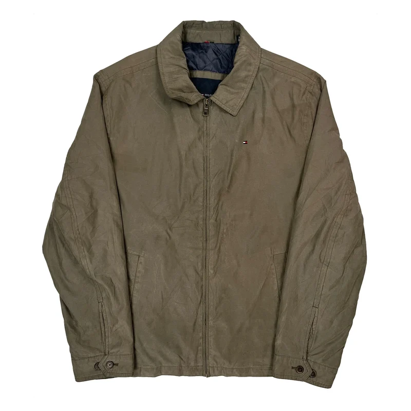 Tommy Hilfiger Jacket - 2XL Khaki Polyester