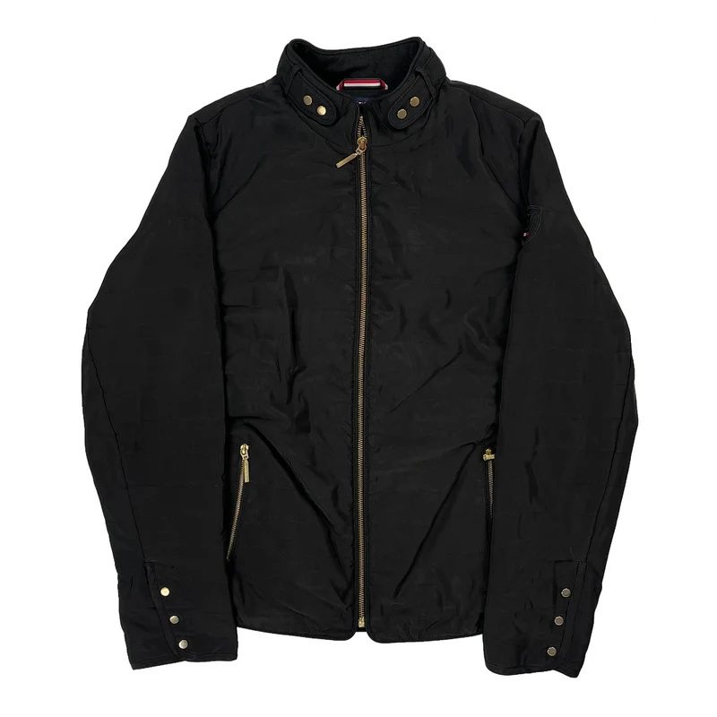 Tommy Hilfiger Jacket - Large Black Polyester