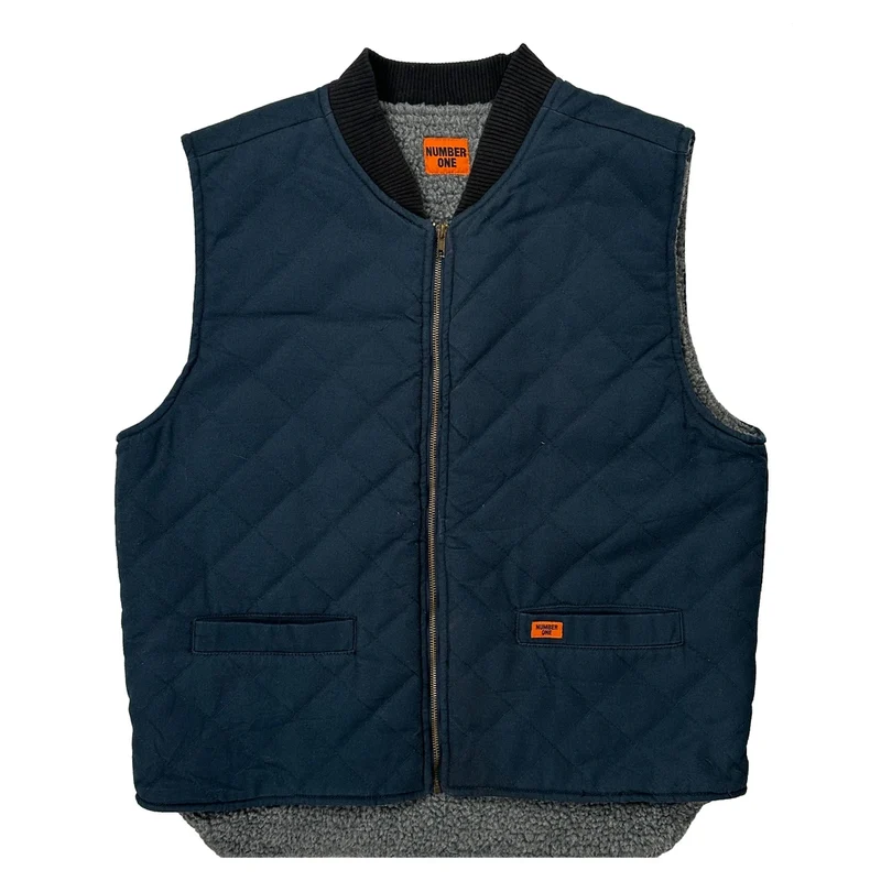 Number One Vest - Large Blue Polyester