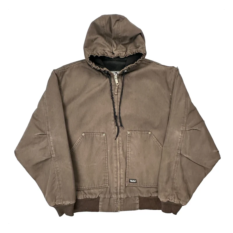 Walls Jacket - Large Brown Cotton