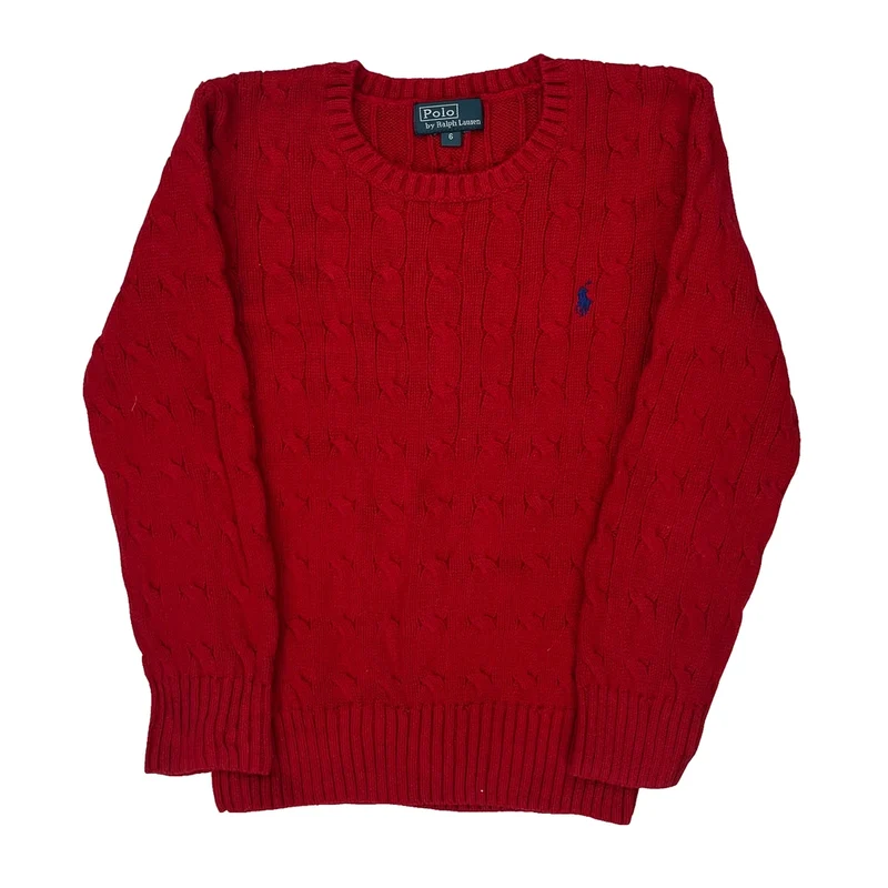 Age 5 Polo By Ralph Lauren Jumper - Small Red Cotton