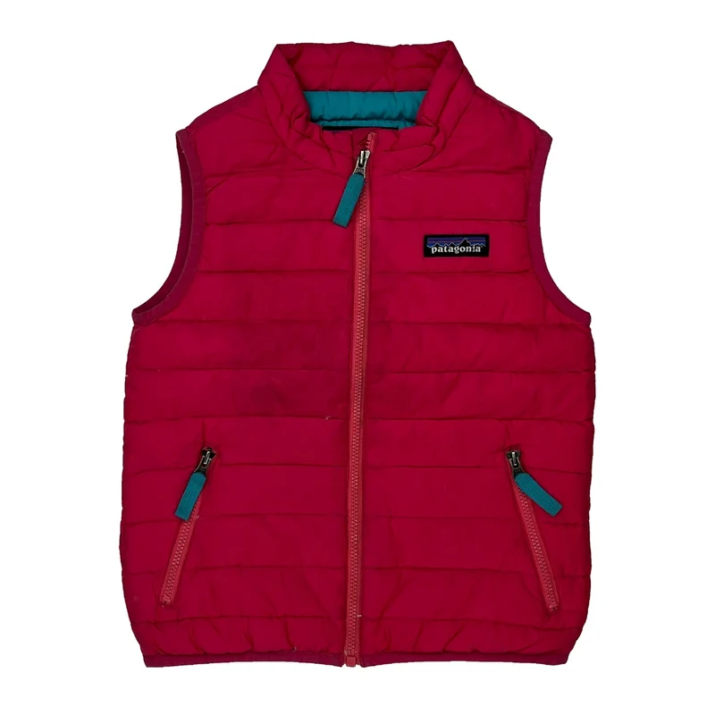 Age 3 Patagonia Gilet - XS Red Polyester