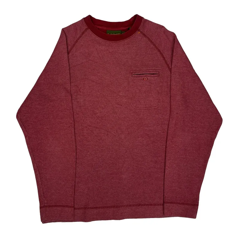 Timberland Jumper - Medium Red Cotton Blend