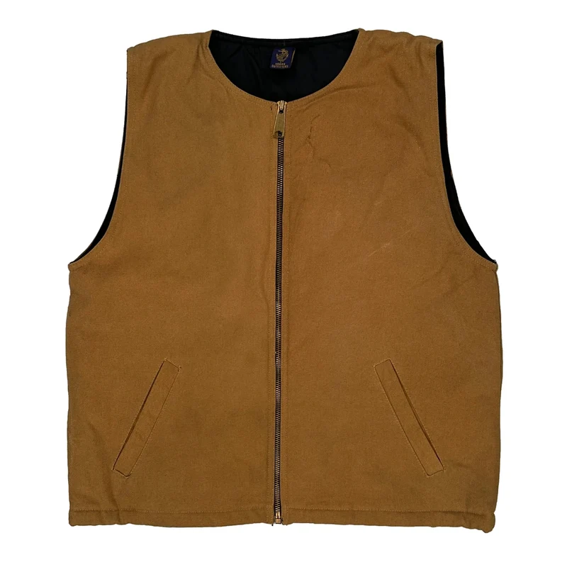 Urban Outfitters Gilet - XS Brown Cotton