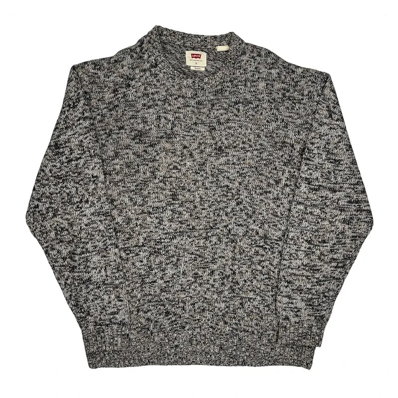 Levis Jumper - Small Grey Cotton Blend