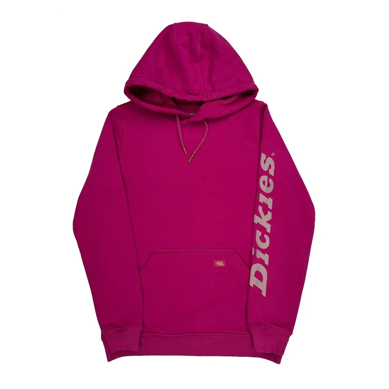 Dickies Hoodie - Small Pink Cotton