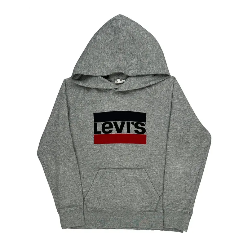 Levis Hoodie - Medium Grey Cotton