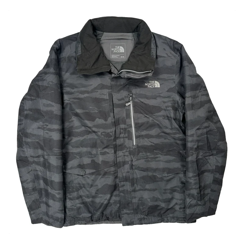 The North Face Camo Jacket - Medium Gray Polyester