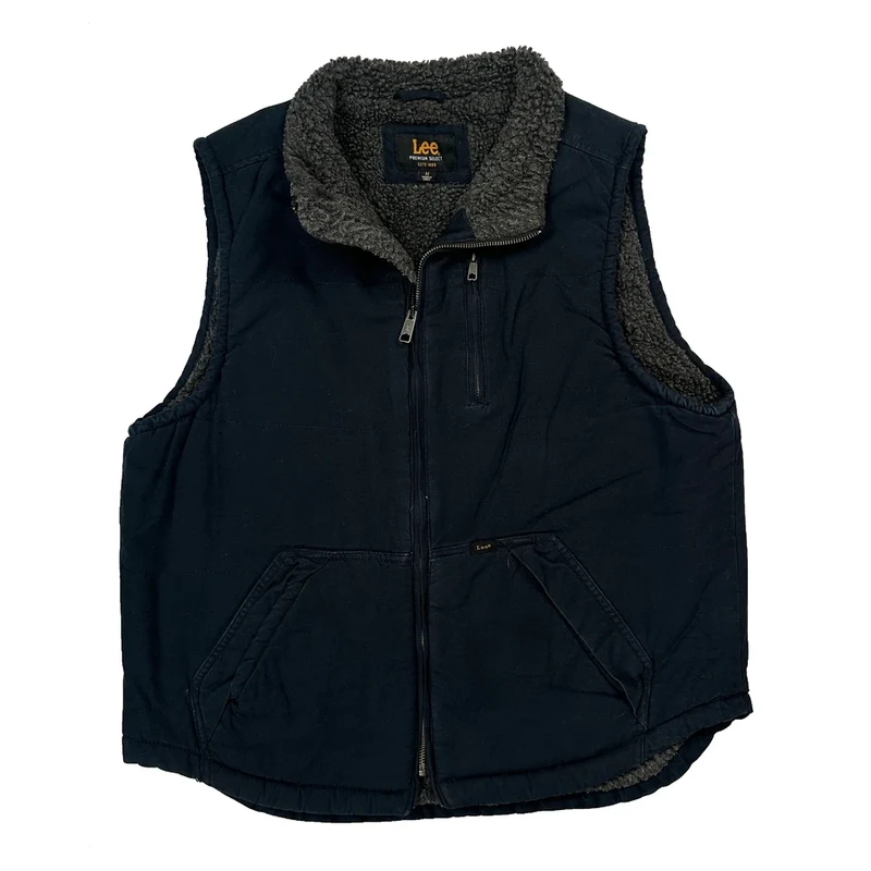 Lee Vest - Medium Navy Polyester