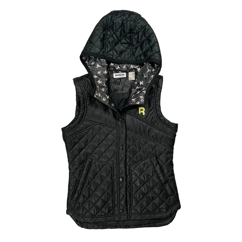 Classic Reebok Vest - Small Black Polyester