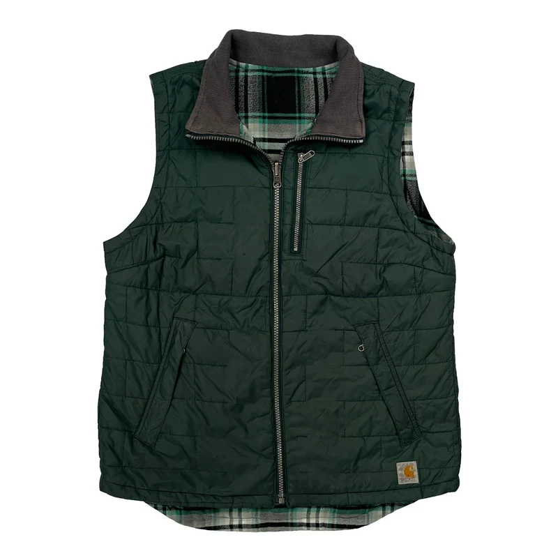 Carhartt Vest - Small Green Polyester