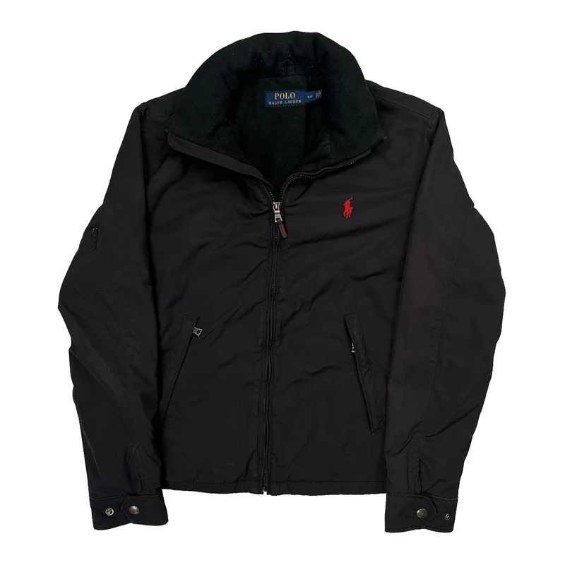 Polo By Ralph Lauren Jacket - Small Black Polyester
