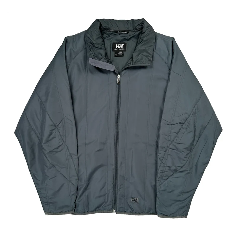 Helly Hansen Jacket - Large Gray Polyester