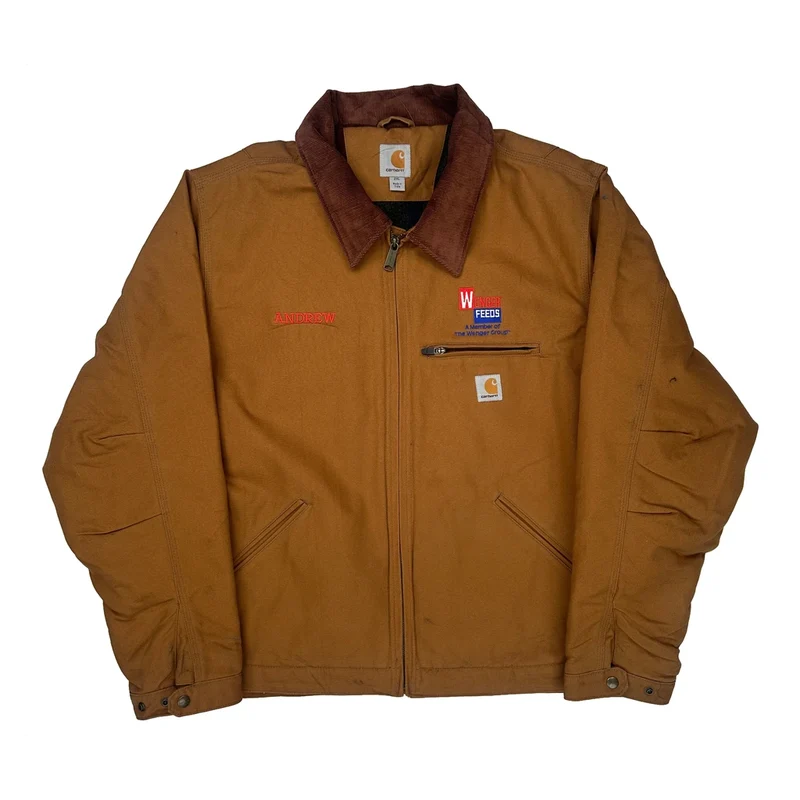 Wenger Feeds Carhartt Jacket - 2XL Brown Cotton