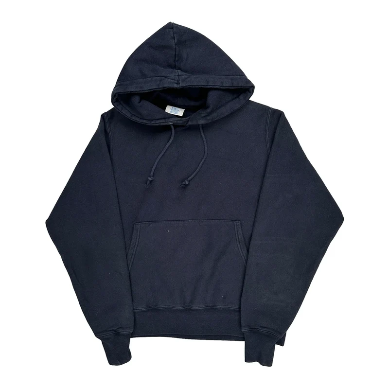 Reverse Weave Champion Hoodie - Small Black Cotton